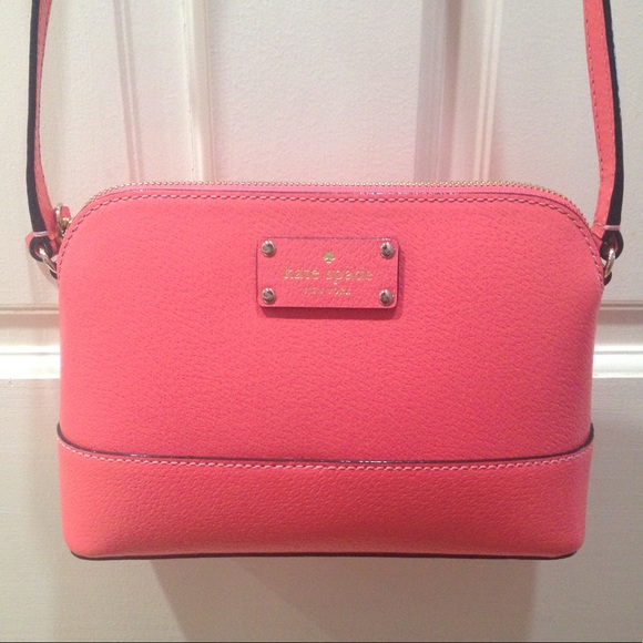 kate spade Handbags - Kate Spade Coral Pink Crossbody Purse Bag